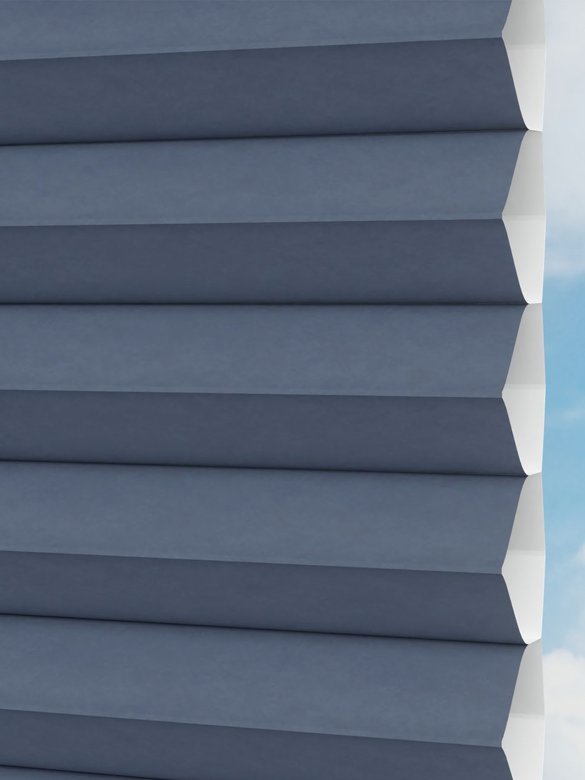 Detailansicht LYSEL HOME plissé nid d'ab. 030A Alba LI