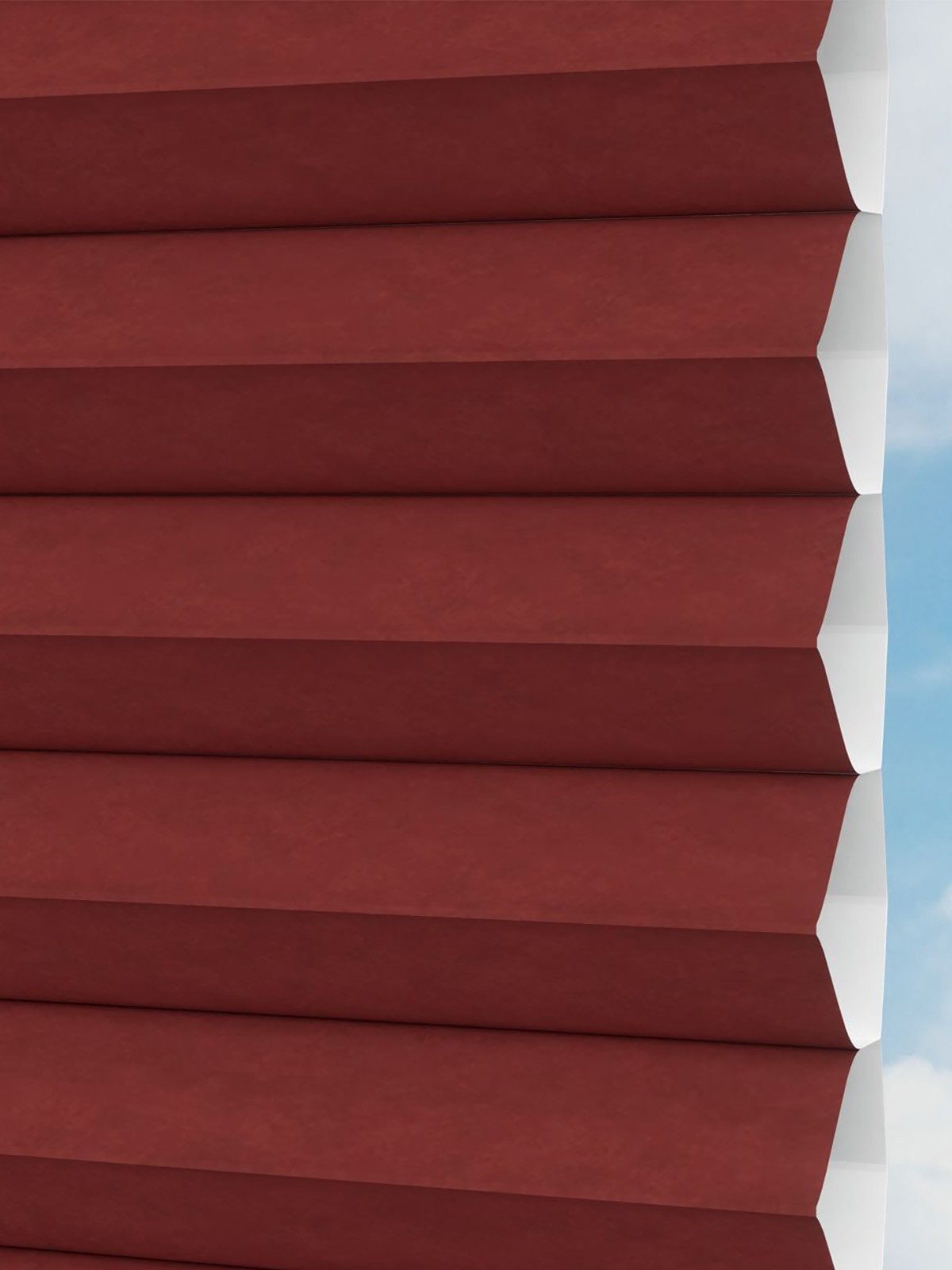 Detailansicht LYSEL HOME plissé nid d'ab. 028A Alba LI