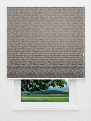 Plissé Glossy Circles 5709.0511 Fensteransicht